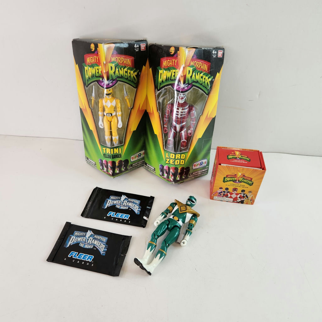 Mighty Morphin Power Rangers Toys R Us Action Figures Fleer Cards - image 1 of 6