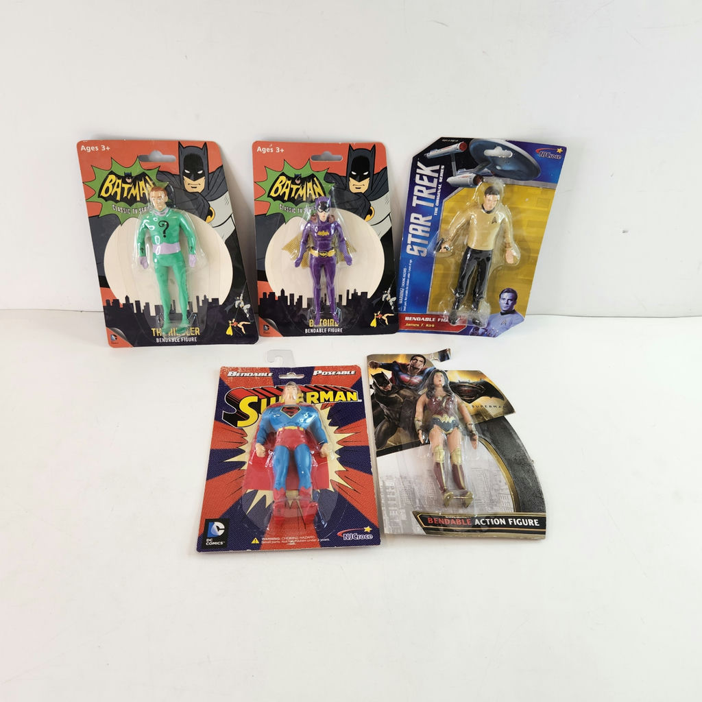 Batman, Wonder Woman, Superman, Star Trek Action Figures - image 1 of 4