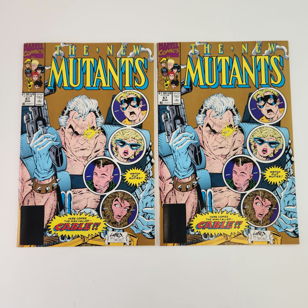 New Mutants 87 Gold Variant x2 - image 1 of 6