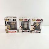 Star Wars Luke Skywalker Porg Rey Funko Pops - thumbnail 1 of 5