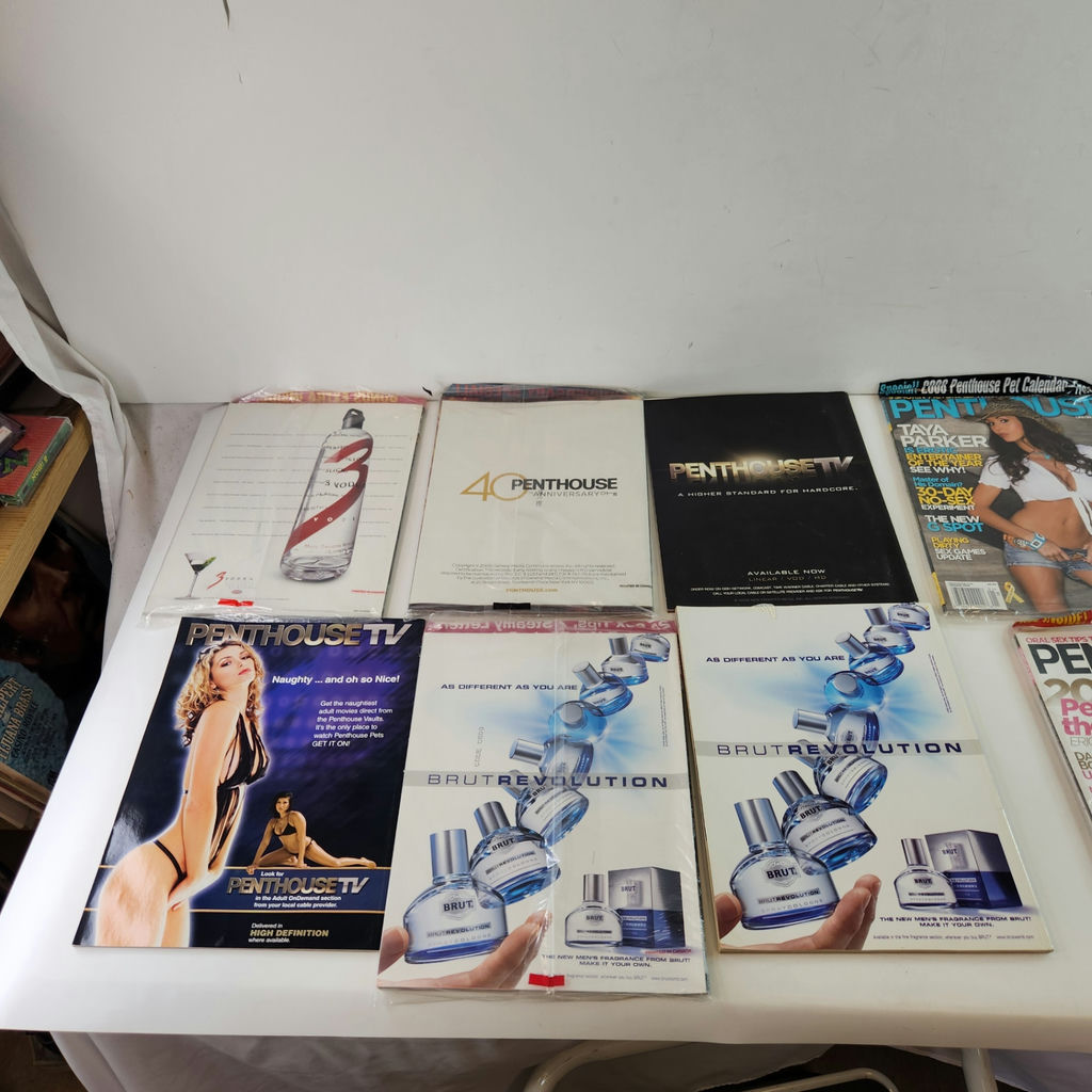 Lot of 11 Penthouse, Girls of Penthouse, Penthouse Letters Adult Magazines - image 5 of 5