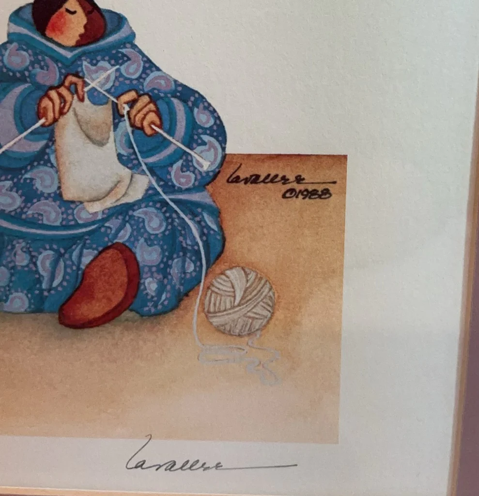 Two Framed and Signed Alaskan Artist, Barbara Lavallee Prints - image 7 of 8