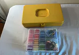 Collection of Thimbles, Thread Spools, and Storage Boxes - thumbnail 19 of 20