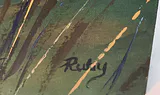 Ruby Linder Orginal Oil Painting with COA - thumbnail 2 of 4