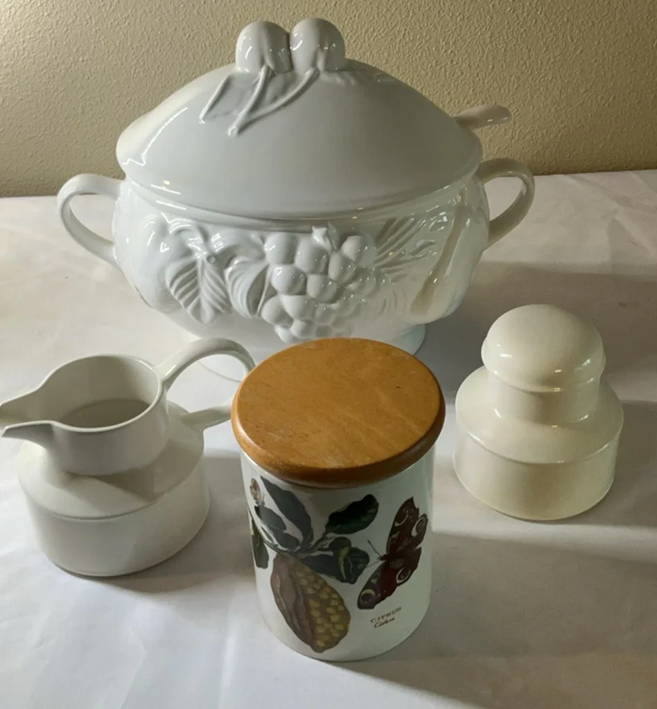 Ceramic Soup Tureen and Kitchenware Set - image 1 of 11