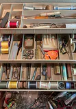 Plano Tackle Box with Fishing Fly Tying Tools and Supplies - thumbnail 4 of 6
