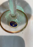 Set of Colored Crystal Stemware Glasses - thumbnail 3 of 7