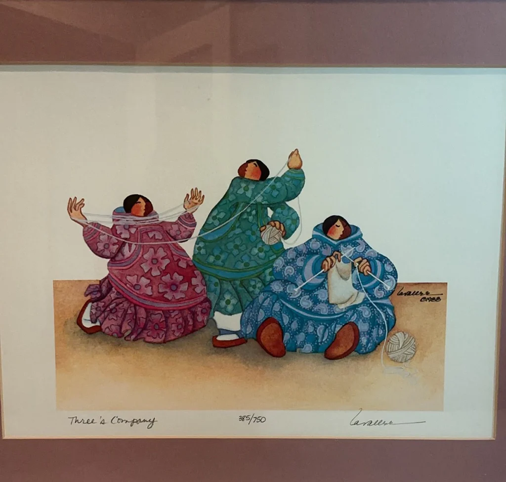 Two Framed and Signed Alaskan Artist, Barbara Lavallee Prints - image 5 of 8