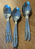 Rogers Marie Rose Pattern Silver Plate Flatware - Service For 13 and Serving Utensils - thumbnail 4 of 8