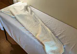 Foam Wedge Pillow, Waffle Weave Cotton Panels, and Cat Print Towel - thumbnail 6 of 8