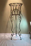 Ornate Metal Plant Stand - thumbnail 1 of 3