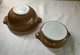 Vintage Pyrex Mixing Bowls and Divided Casserole Dish Set - thumbnail 10 of 17