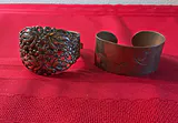 Copper-Tone Jewelry Lot with Bracelets and Necklace - thumbnail 7 of 10