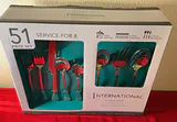 International Cascade 51-Piece Stainless Steel Flatware Set - thumbnail 1 of 3