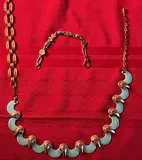 Copper-Tone Jewelry Lot with Bracelets and Necklace - thumbnail 2 of 10