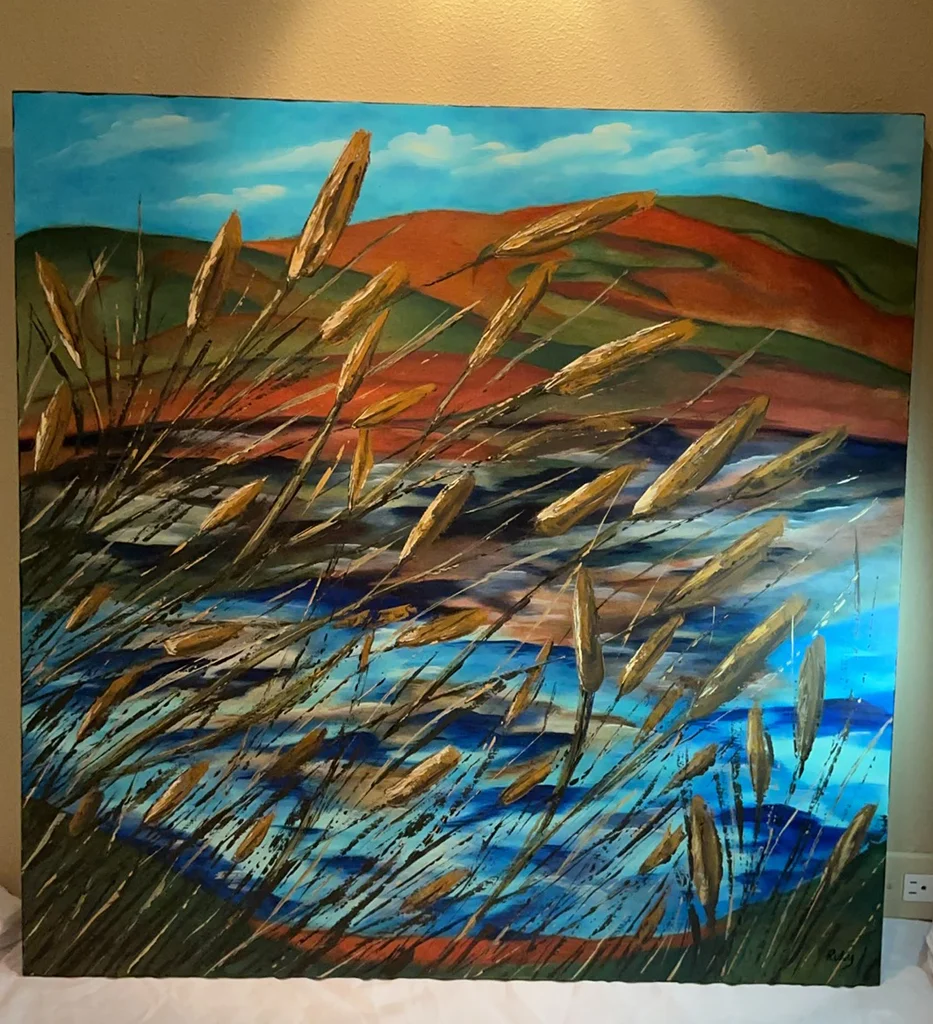 Ruby Linder Orginal Oil Painting with COA - image 1 of 4