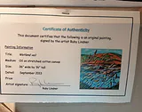 Ruby Linder Orginal Oil Painting with COA - thumbnail 3 of 4