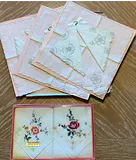 Collection of Vintage Handkerchiefs, Scarves, Gloves, and Linens - thumbnail 8 of 9