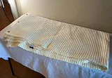 Foam Wedge Pillow, Waffle Weave Cotton Panels, and Cat Print Towel - thumbnail 3 of 8