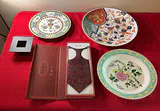 Decorative Porcelain Plates and Patterned Tie - thumbnail 1 of 11