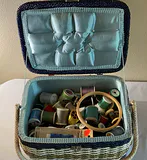 Collection of Thimbles, Thread Spools, and Storage Boxes - thumbnail 14 of 20