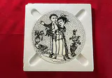 Set of Bjorn Winblad's Decorative Black and White Ceramic Plates - thumbnail 8 of 10