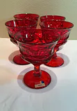Fostoria Wineglasses, Christmas Dishes And Linens - thumbnail 4 of 13