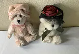 Collection of Boyd's Plush Teddy Bears With Decorative Hats - thumbnail 7 of 8