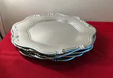 Sur La Table Charger Plates, French Cheese Knife Set and Neiman Marcus Serving Utensils - thumbnail 2 of 9