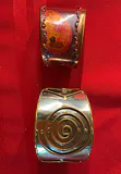 Copper-Tone Jewelry Lot with Bracelets and Necklace - thumbnail 6 of 10