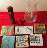 Polish Wine Decanter, Oster Electric Wine Opener, and Decorative Cocktail Napkins - thumbnail 1 of 9