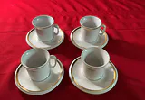 Set of Eight Porcelain Espresso Cups and Saucers, Spode & NCF - thumbnail 2 of 11