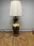 Hand Painted County Scene Lamp - thumbnail 1 of 16