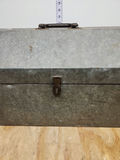 Vintage Galvanized Toolbox - thumbnail 2 of 13