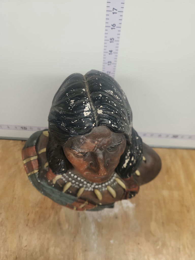 Tobacco Cigar Store Native American Bust - image 10 of 12
