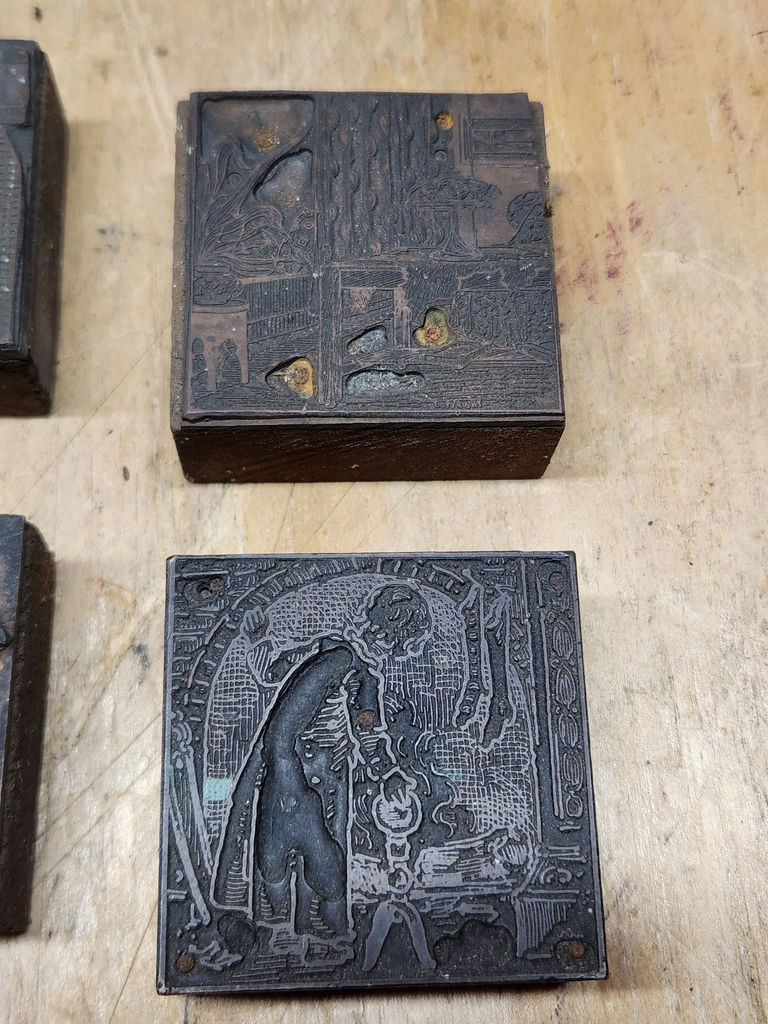 Letterpress Print Block Lot - image 6 of 15