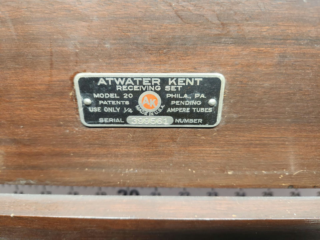 Vintage Atwater Kent Receiving Set Model 20 - image 12 of 15