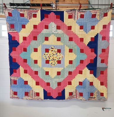 Hand Stitched Quilt - Image 1 of 23