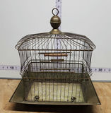 Vintage Hendryx Brass Bird Cage - thumbnail 1 of 15