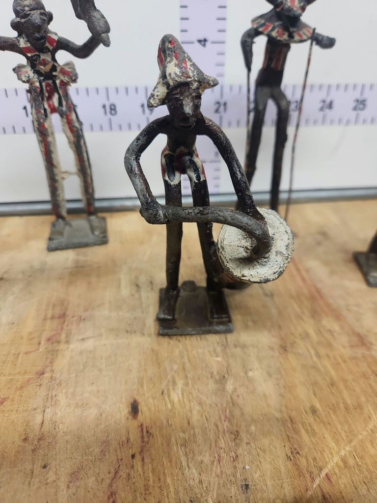 Vintage Ashanti Brass Figurines (set of 6) - image 5 of 13