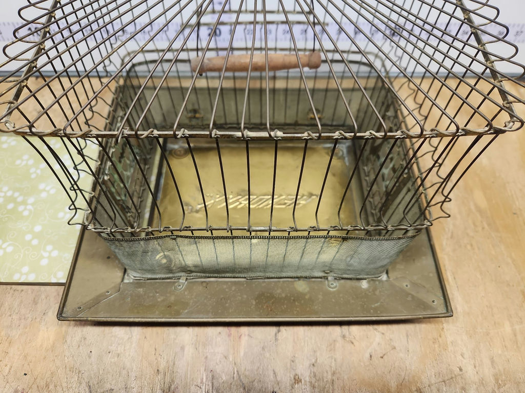 Vintage Hendryx Brass Bird Cage - image 14 of 15