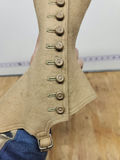 Vintage WW2 Wool Leggings Khaki Boot Covers, Spats, Gaiters - thumbnail 9 of 10