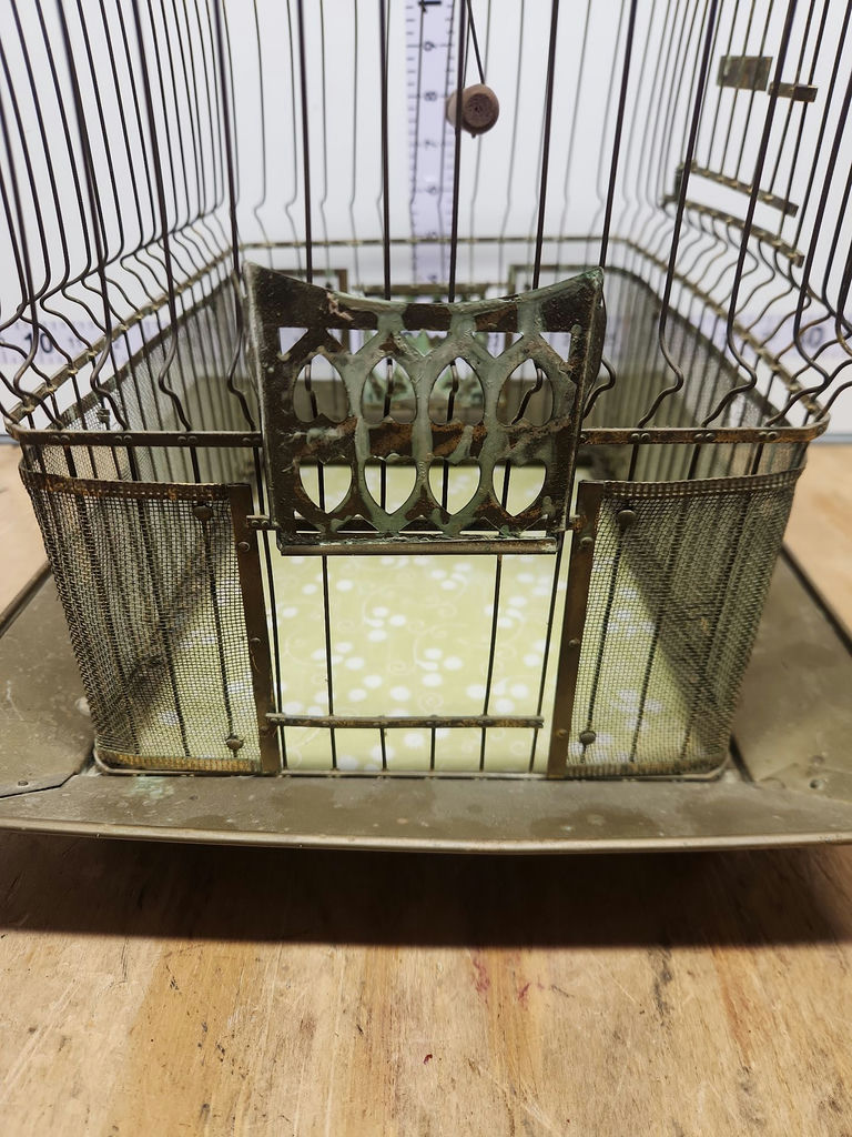 Vintage Hendryx Brass Bird Cage - image 11 of 15