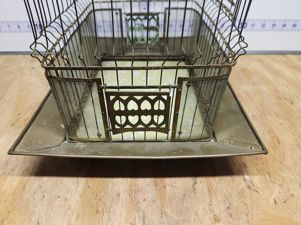 Vintage Hendryx Brass Bird Cage - image 10 of 15