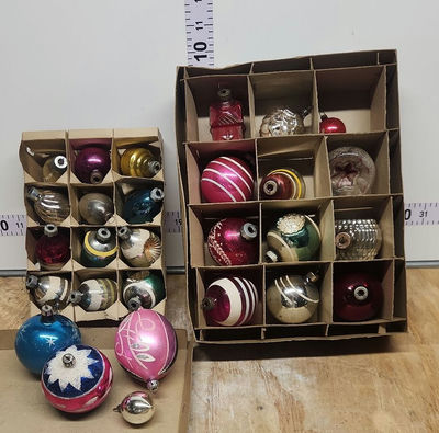 Even More Vintage Glass Christmas Ornaments - Image 1 of 32