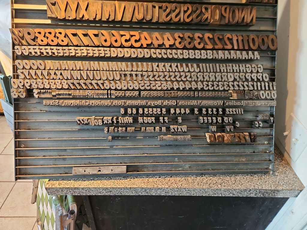 Letterpress Print Blocks & Storage Rack - image 6 of 15