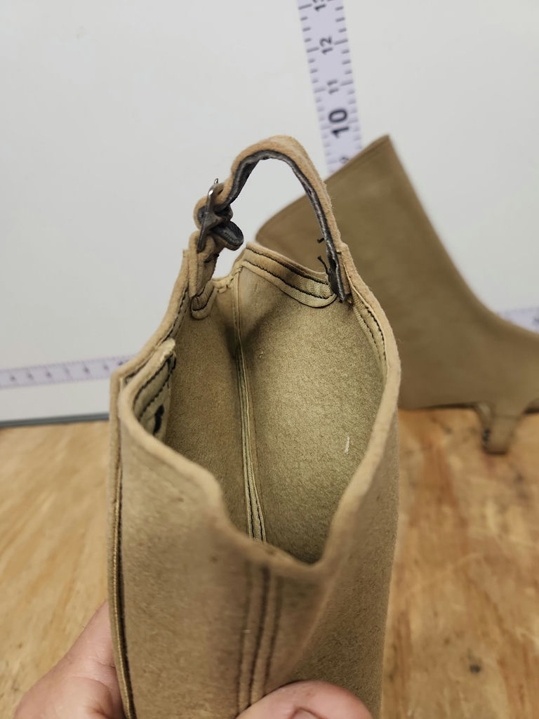 Vintage WW2 Wool Leggings Khaki Boot Covers, Spats, Gaiters - image 6 of 10