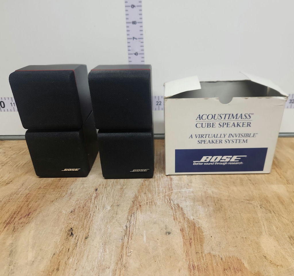 Four Bose Acoustimass Cube Speakers - image 1 of 8