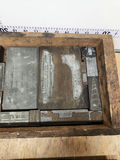 Vintage Letterpress Print Block Lot - thumbnail 12 of 14