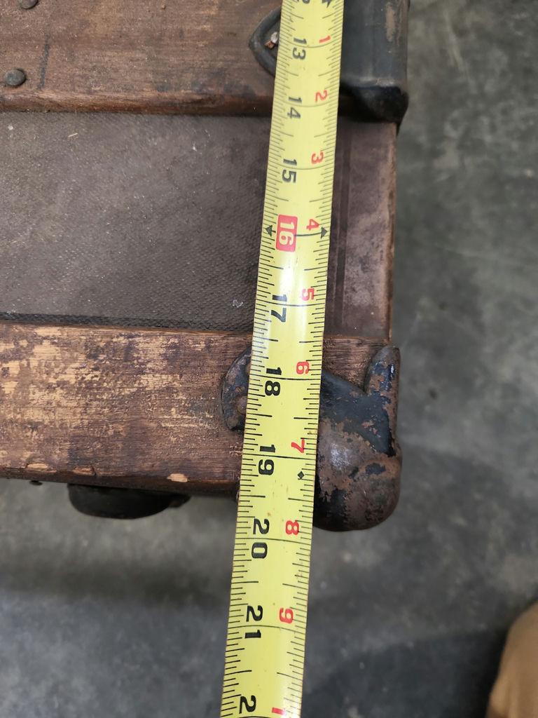Vintage Barnard Brothers Steamer Trunk - image 13 of 14